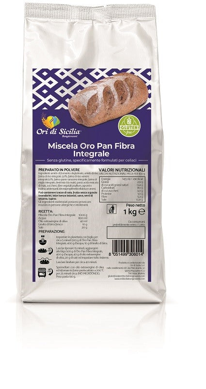 ori di sicilia ori di sicilia mix oro pan fibra integrale 1 kg ean 8051499306014