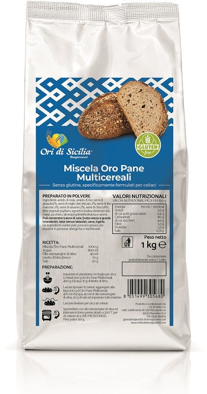 ori di sicilia ori di sicilia mix oro pane multicereali 1 kg ean 8051499305680