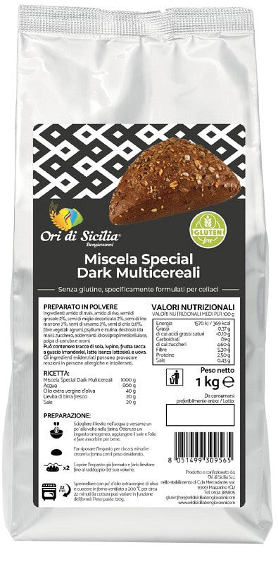 ori di sicilia ori di sicilia mix speciale dark multicereali 1 kg ean 8051499309565
