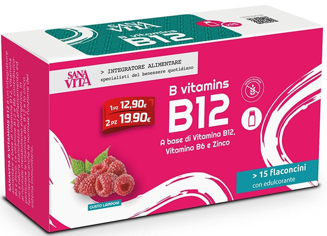 paladin pharma sanavita b vitamins b12 15 flaconcini sanavita ean 8052049553032