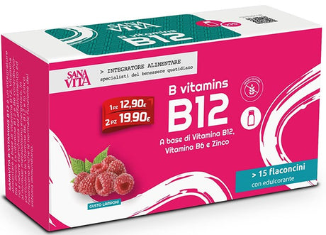 paladin pharma sanavita b vitamins b12 15 flaconcini sanavita ean 8052049553032