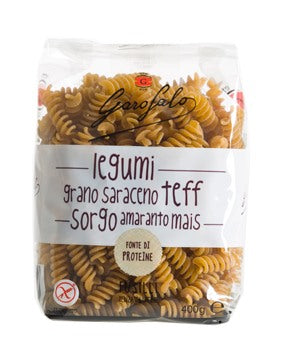 pastificio lucio garofalo garofalo fusilli pasta senza glutine legumi e cereali 400 g ean 8000139928727