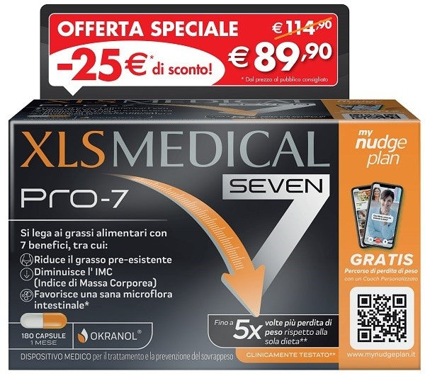 perrigo italia xls medical pro 7 180 capsule taglio prezzo xls ean 8004283171190