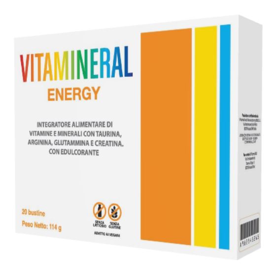 pharma food manufacturing it vitamineral energy 20 bustine