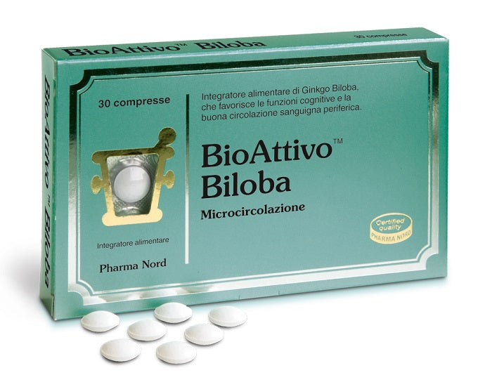 pharma nord bioattivo biloba 30 compresse bioattivo ean 5709976272101