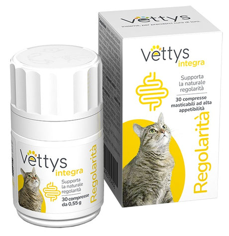 pharmaidea veterinaria vettys integra regolarita gatto 30 compresse masticabili