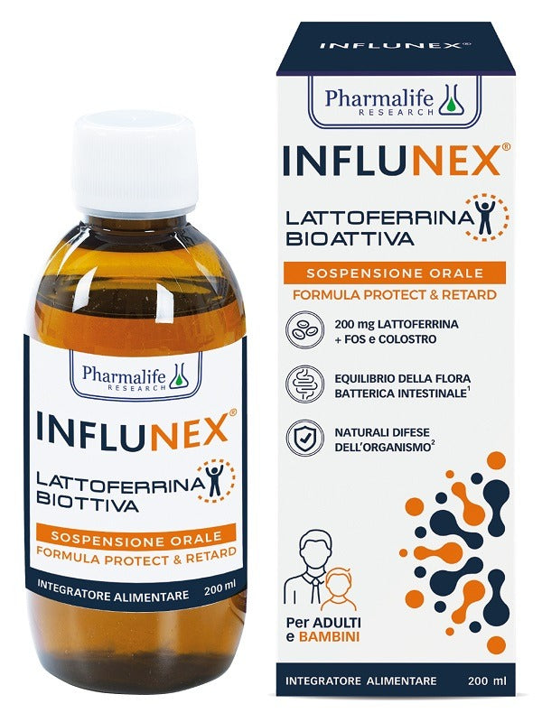 pharmalife research influnex lattoferrina bioattiva 200 ml pharmalife research ean 8052275433764