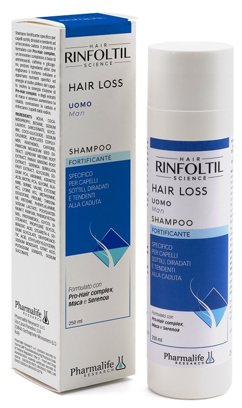 pharmalife research rinfoltil hair loss uomo shampoo 250 ml pharmalife research ean 8051128639520