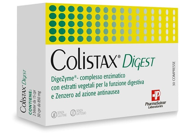 pharmasuisse colistax digest 30 compresse ean 80961895