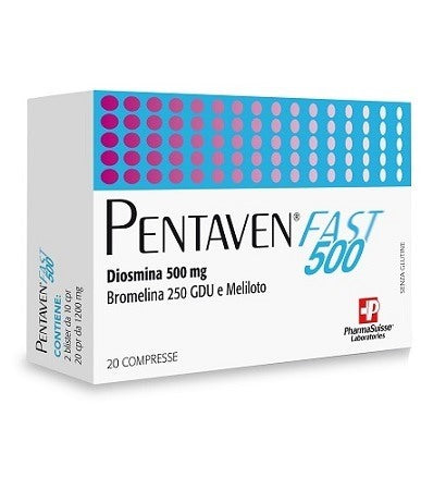 pharmasuisse pentaven fast 500 20 compresse pentaven ean 80901563