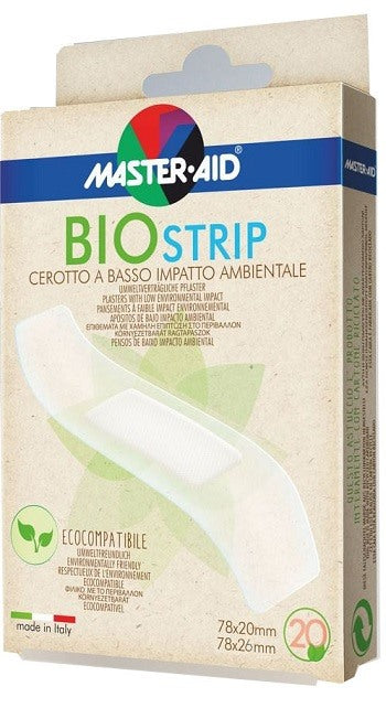 pietrasanta bio strip 2 formati 20 pezzi master aid ean 8032956144035