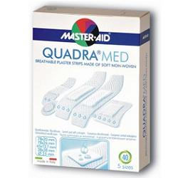 pietrasanta cerotto master aid quadra dermoattivo formati assortiti 20 pezzi master aid ean 8032956140044