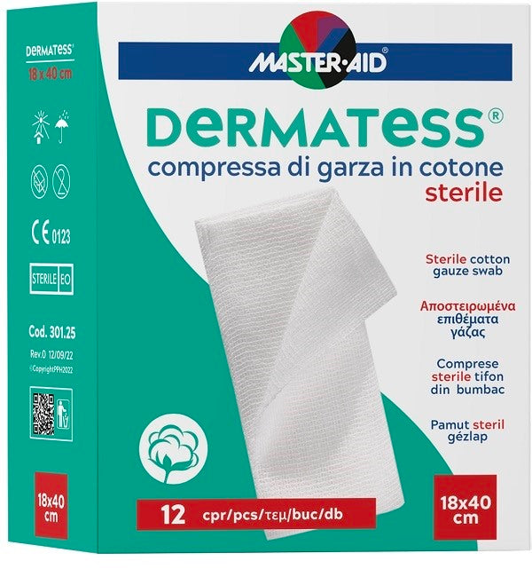 pietrasanta garza idrofila dermatess cotone 18x40 12 pezzi pietrasanta pharma ean 8032956147920