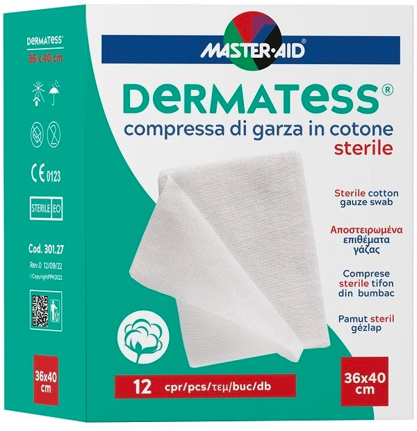 pietrasanta garza idrofila dermatess cotone 36x40 12 pezzi pietrasanta pharma ean 8032956147937