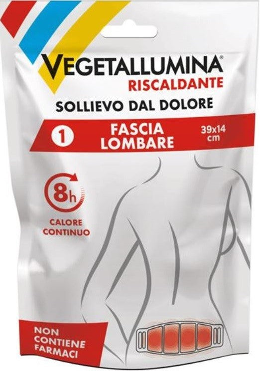 pietrasanta pharma vegetallumina fascia lombare riscaldante 1 pezzo vegetallumina ean 8032956145902