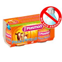 plasmon heinz italia plasmon omogeneizzato vitello pollo 80 g x 2 pezzi plasmon ean 8001040016565