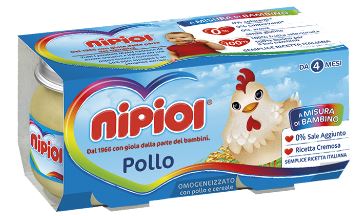 plasmon nipiol omogeneizzato pollo 80 g 2 pezzi nipiol ean 8001040093733