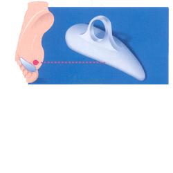 podospecial italy podogel cuscinetto dita martello misura small 1 paio