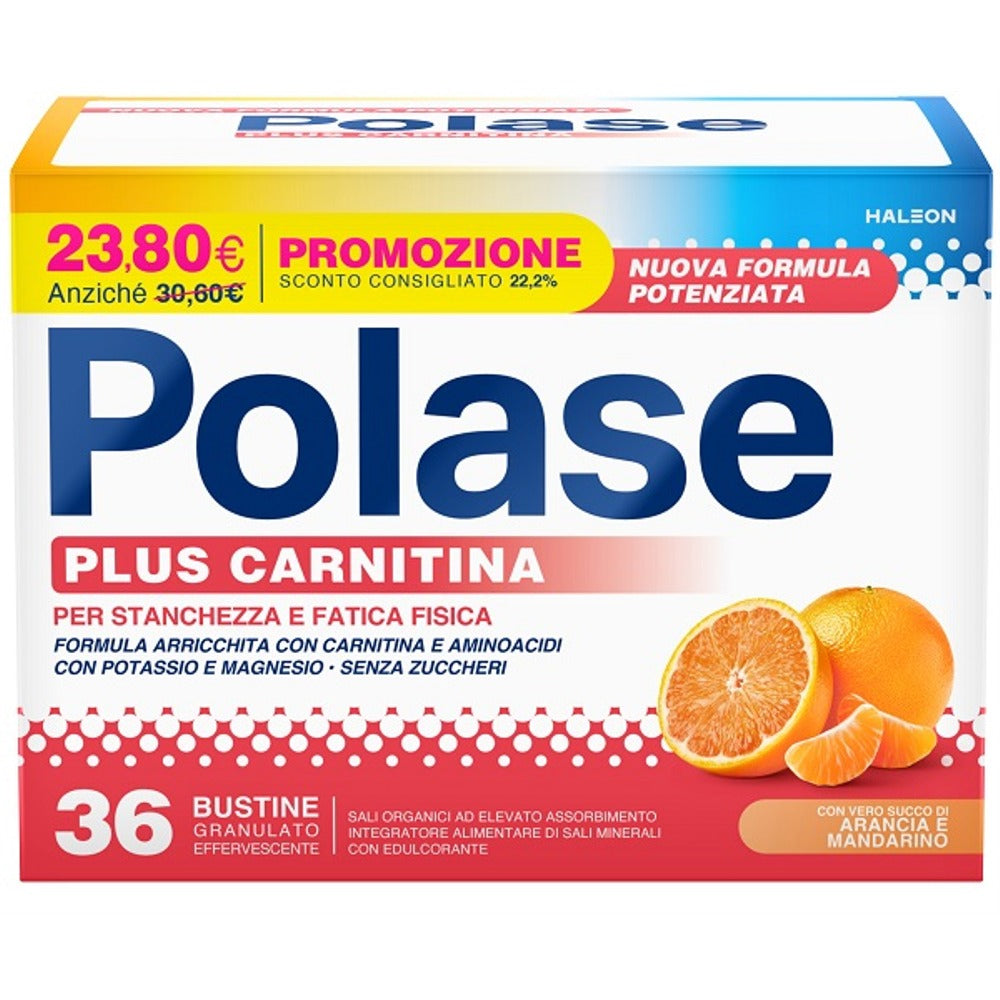 polase polase plus carnitina promo 36 bustine granulato effervescente da 68 g polase ean 5054563291974