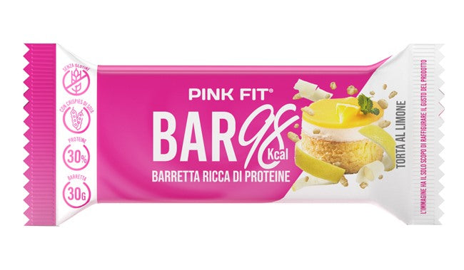 proaction pink fit bar 98 torta limone 30 g proaction ean 8055727660916