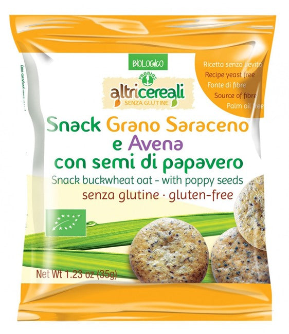 probios societa benefit altricereali snack saraceno e avena con semi di papavero 35 g probios ean 8018699019830
