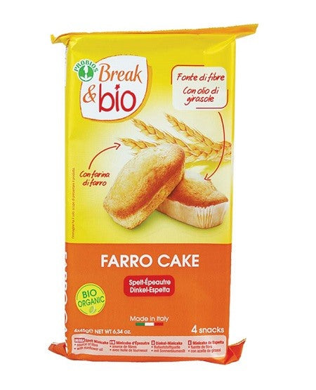 probios societa benefit break bio farro cake al naturale 4 x 45 g probios ean 8018699009565