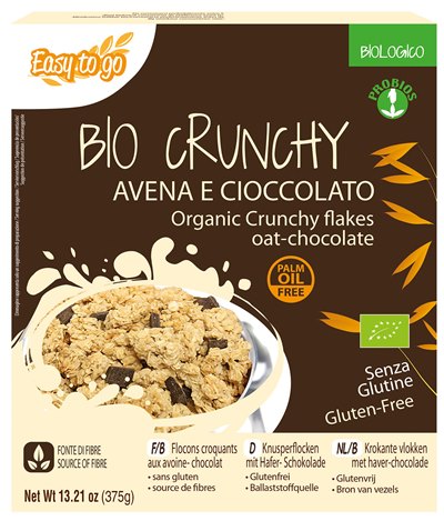 probios societa benefit easy to go bio crunchy avena e cioccolato 375 g probios ean 8018699020959