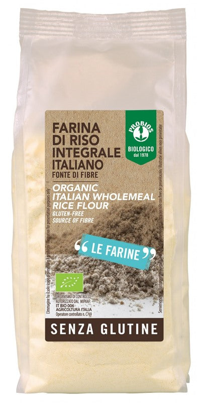 probios societa benefit farina di riso integrale 375 g probios ean 8018699017300