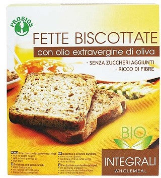 probios societa benefit fette biscottate integrali senza zucchero 270 g probios ean 8018699013494