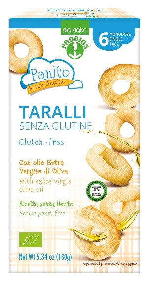 probios societa benefit panito taralli senza glutine e senza lievito 180 g probios ean 8018699019397