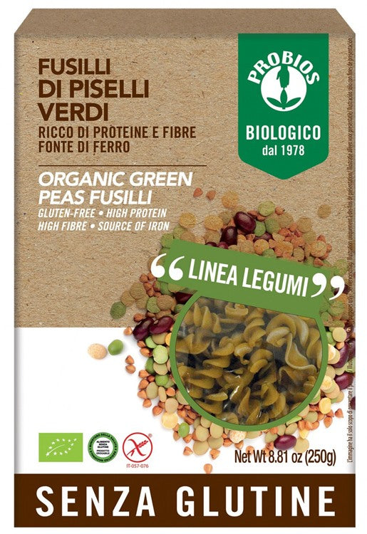 probios societa benefit probios specialita di piselli verdi fusilli 250 g probios ean 8018699019908
