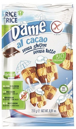 probios societa benefit ricerice dame di riso con cacao senza latte 250 g probios ean 8018699011803