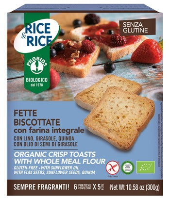 probios societa benefit ricerice fette biscottate con farina integrale 300 g probios ean 8018699023493