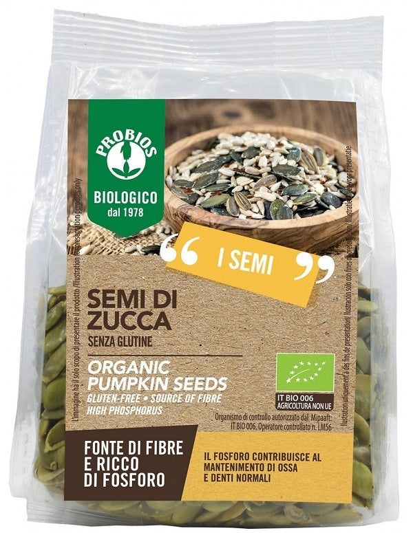 probios societa benefit semi di zucca 200 g probios ean 8018699000685