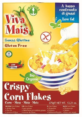 probios societa benefit viva mais crispy corn flakes 375 g probios ean 8018699014200