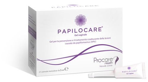 procare health italia papilocare gel vaginale 21 cannule monodose x 5 ml ean 8437018976133