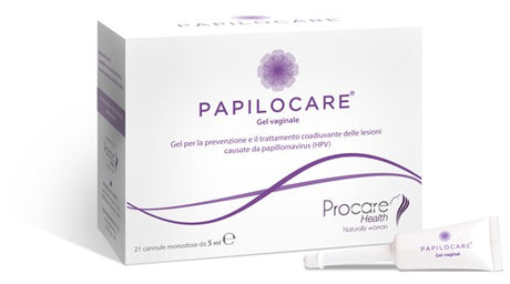 procare health italia papilocare gel vaginale 21 cannule monodose x 5 ml ean 8437018976133