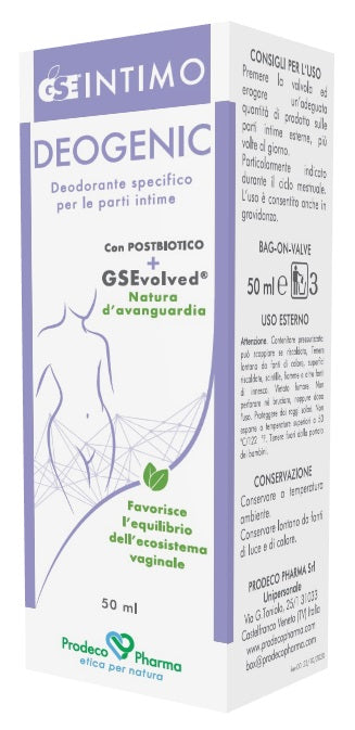 prodeco pharma gse intimo deogenic 50 ml gse ean 8057968090750