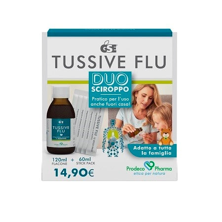prodeco pharma srl gse tussive flu duo flacone6 stick pack monodose gse ean 8057968091658