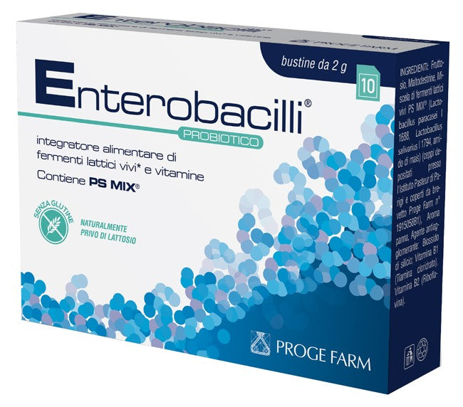 proge farm enterobacilli 10 bustine x 2g proge farm