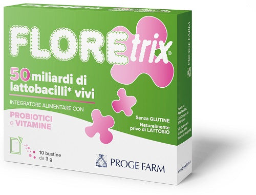 progefarm floretrix 50mld 10 bustine floretrix