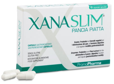 promo pharma xanaslim pancia piatta 15 capsule gastroresistenti promopharma