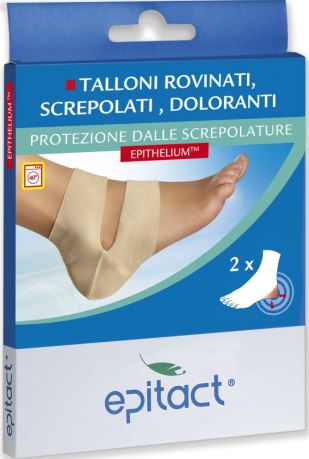 qualifarma protezione per screpolature talloni epitact taglia unica 2 pezzi epitact ean 3660396006092