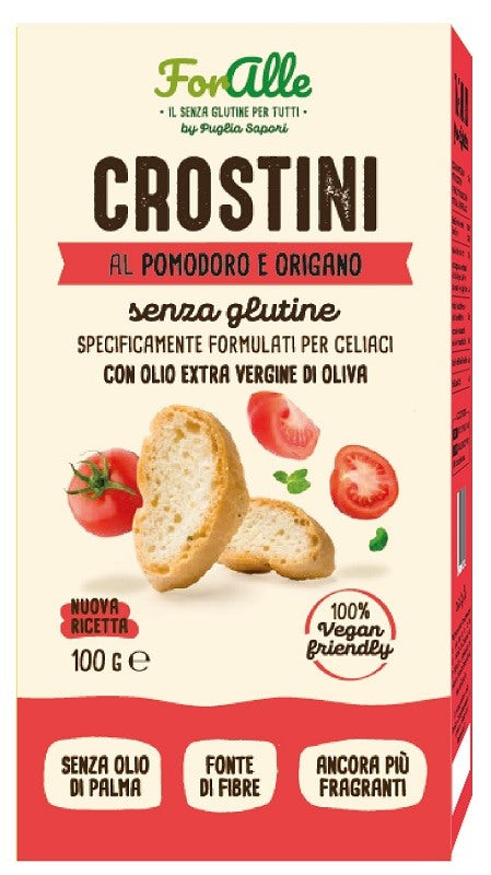 re food foralle crostini pomodoro e origano 100 g foralle ean 8023036001027