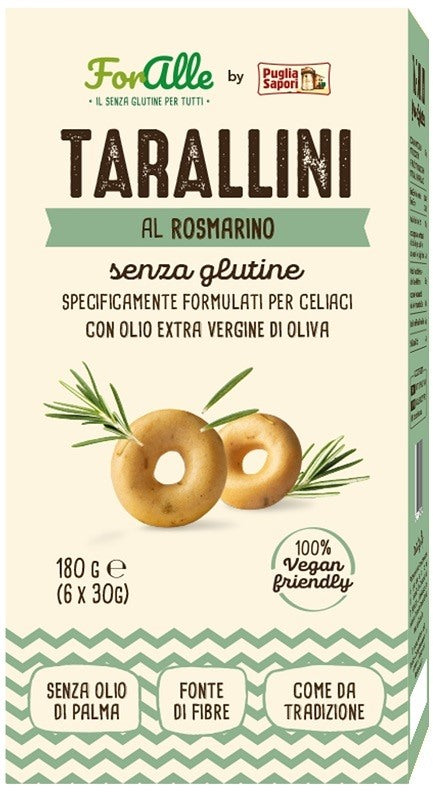 re food foralle tarallini rosmarino 6 bustine x 30 g foralle ean 8023036000129