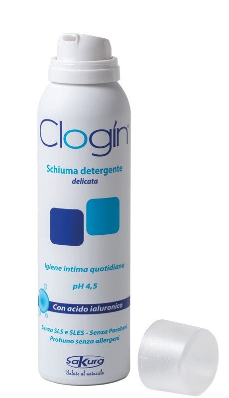 sakura italia clogin schiuma detergente intima 150 ml clogin