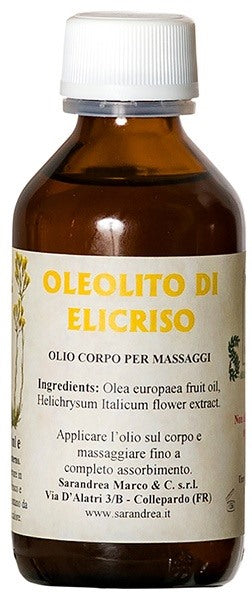 sarandrea marco c srl oleolito di elicriso 100 ml ean 8015127210241