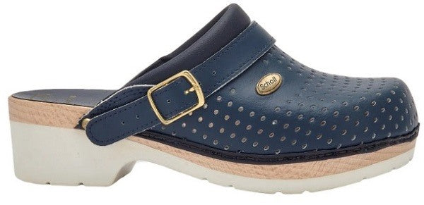 scholl shoes clog scomf bs ce bycast unisex woods navy blue 36 scholls ean 5038483491553