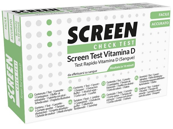 screen italia screen test rapido 25 idrossivitamina d pungidito 1 pezzo screen italia ean 8059015832955