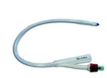 securmed catetere foley in silicone securdrain via per adulti 2 vie palloncino 5 10 ml diametro ch18 lunghezza 41 cm con linea radiopaca e scanalature longitudinali 1 pezzo ean 8025500020046